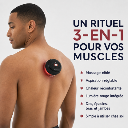 Solivya VentoPulse™ – Ventouse de massage électrique 3-en-1