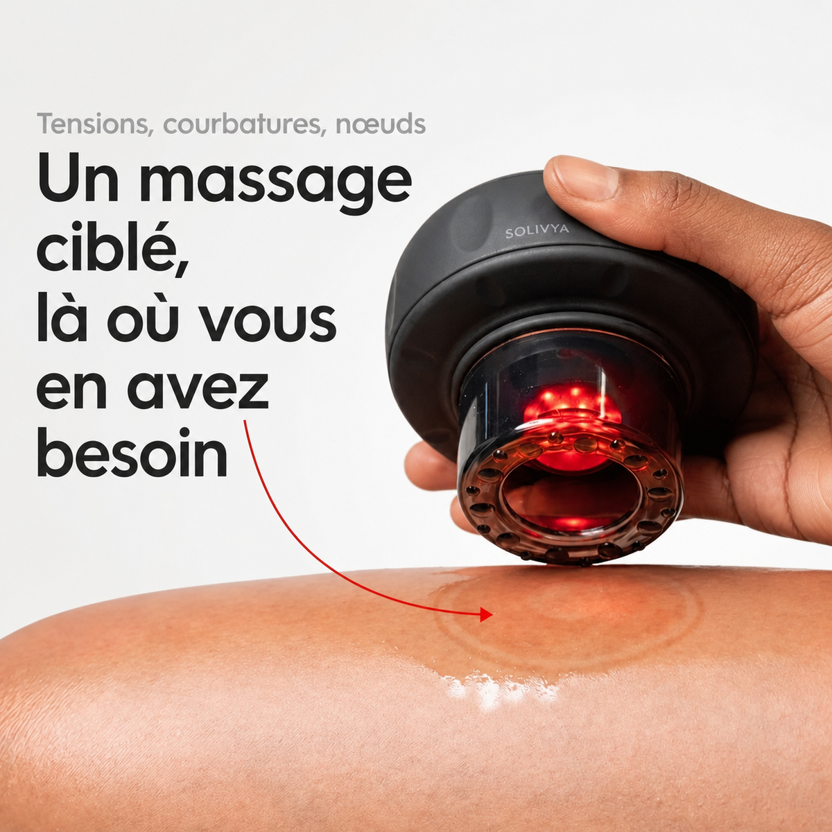 Solivya VentoPulse™ – Ventouse de massage électrique 3-en-1