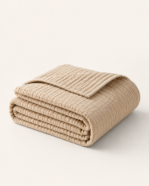 Couverture Nuage Solivya — Mousseline de Coton 6 Couches