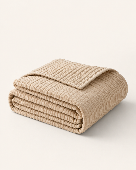 Couverture Nuage Solivya — Mousseline de Coton 6 Couches