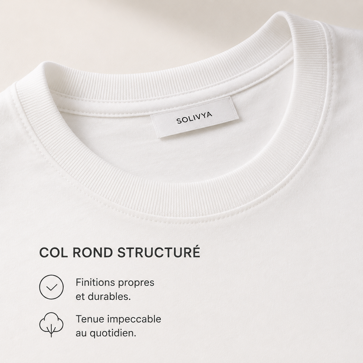 T-shirt Essentiel Bambou Solivya