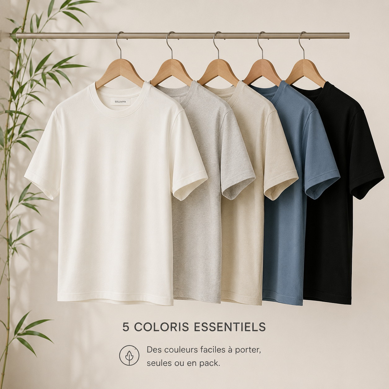 T-shirt Essentiel Bambou Solivya