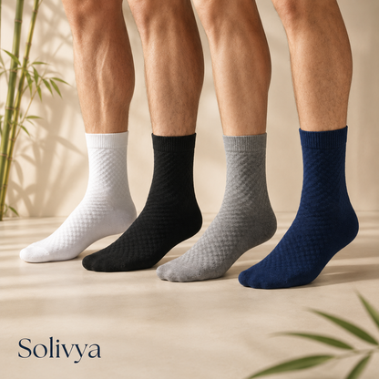 Chaussettes Solivya Bambou — Pack de 4 paires