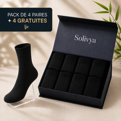 Chaussettes Solivya Bambou — Pack de 4 paires