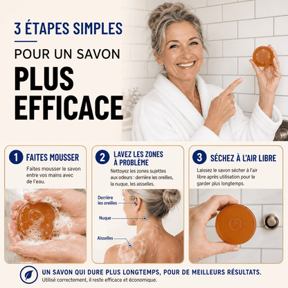 Kaki Pur — Savon Déodorant au Kaki