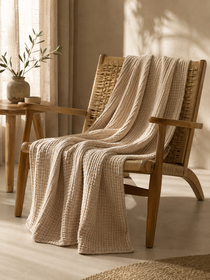 Couverture Nuage Solivya — Mousseline de Coton 6 Couches