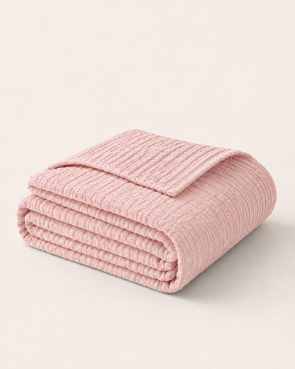 Couverture Nuage Solivya — Mousseline de Coton 6 Couches