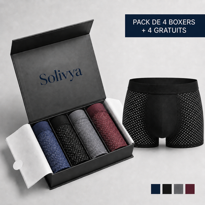 Boxer en Bambou Solivya - Pack de 4 Pièces