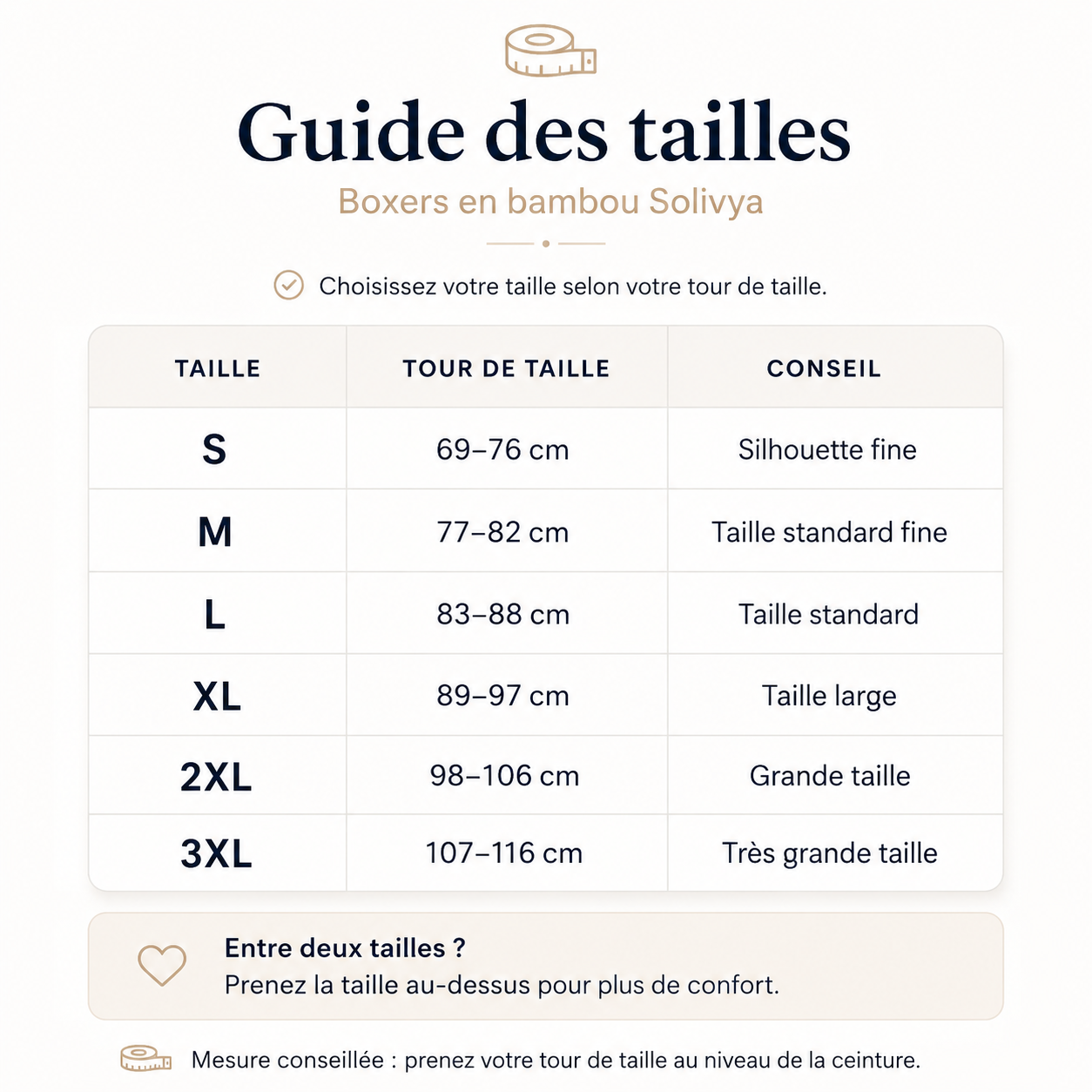 Boxer en Bambou Solivya - Pack de 4 Pièces